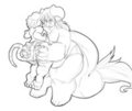 Behe Booty Squeeze! by Behemuffin by Milkie
