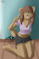 Waving dog by TleatlnoxBsides