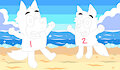 Bluey - Beach day YCH