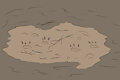 A muddy shortcut