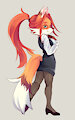 office lady by psych3box