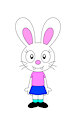 Sara the Rabbit front facing