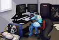 Commission - Dark - long work night