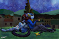 Commission - Leo - Back to back