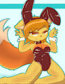 Foxy in a Bunnysuit (gift)