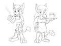 January Sketchdump: Furry Halfling Design 1