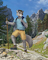 Hiking fox by horserov