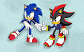 Sonic and Shadow Redraw - Figure Skating Pairs~ by HedgieLombax147