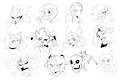Some sketches for patreons!
