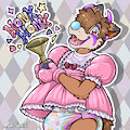 Gleeful noisey puppy! by CharryMuckyPup