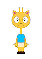 Joshua the Giraffe front facing