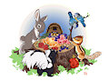 forest picnic by FeelFeral