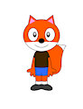 Jeff the Fox front facing