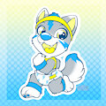 Jogging Pup -By MuffinScribbles-