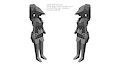 Cyborg Mole Woman Goldendove 3D