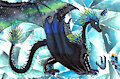Black Ice - Nightwing/Icewing Hybrid OC