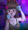 GirlBand Koonie Chan Bunny Girl by RiverDraconia