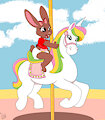 Carousel Bunny -By NazzNikoNanuke-