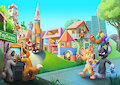 NordicFuzzCon: Toy Town by pandapaco