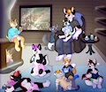 Hot Cocoa by the Fireplace! -By BirthDefectBoi-