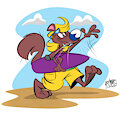 Waving sea mink! by Foxlover91