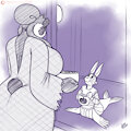 Trick or treating pup 1