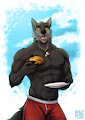 Wolf with a Sweet Tooth by Vargore