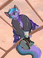 Jungle gym fun by ZephyWolfface