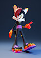 Inferno The Fox[3D Model Commission]