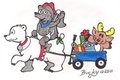 Christmas Wunf Pup Gift Arts From Last Year, By:  Bucky