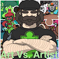 Art vs. Artist Puzzle by Puzzlegoblin