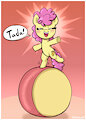 Li'l Cheese Balancing the Wheel