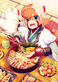 Red Panda Meal by Sunnynoga