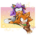 Commission: Spazz and Jedd by JaneSheep