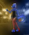 Dragon on heels