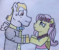 Future Bulk and Fluttershy wedding by DragonSonic