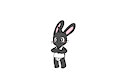 Gerald Rabbit in his underwear by pingguolover