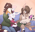 Coonix Cuddle by Animancer
