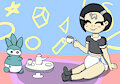 Crash B: Nina and Foofie's tea party (by VJRabbit) by BorromeanProductions