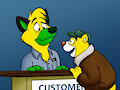 "Do you sell stamps here?"