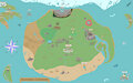 Ascendant continent map by ZeroTheWolfOmega