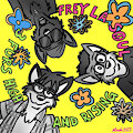 3 Furs High And Rising by LupineAssassin