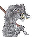 Wolf boss pose