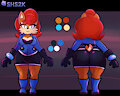Sally Acorn AU Design Character Sheet by SuperHyperSonic2000