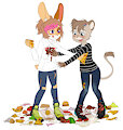 Miyu&Keila by hendric