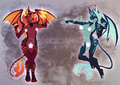 Hellcats [Dual Character Auction] by Spookable