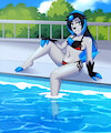Poolside rest by FemCS