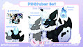 Ice Kitsune PNGtuber Set ( OPEN | FOR SALE )