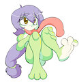 Local Frog Girl Being Cute by PantyRanger