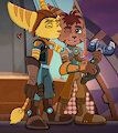 Ratchet and Nyxie - Father/Son Bonding